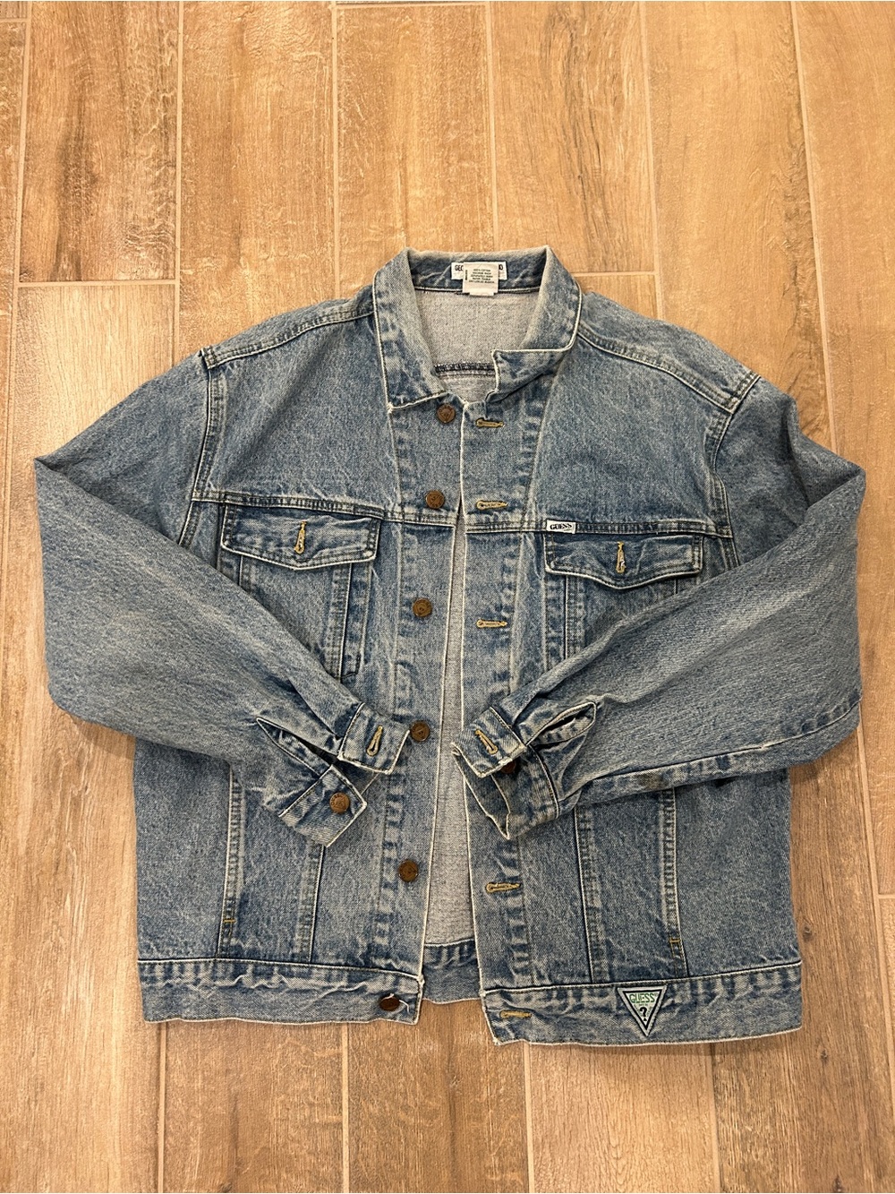 Guess Blue Denim Trucker Jacket